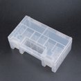 thumbnail image 4 of Caja de almacenamiento de baterías de plástico Uxcell para baterías AAA/AA transparente, 4 of 4