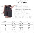 thumbnail image 6 of Hiauspor Womens Quick Dry Shorts with 3 Zipper Pockets, Workout Athletic Hiking Shorts, Sizes S-2XL, 6 of 6
