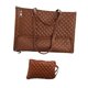 thumbnail image 4 of Bolso de mano para mujer, bolso para portátil, bolso de negocios portátil, de piel sintética, a prueba de fugas, para ordenador Marrón oscuro, 4 of 9