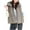 03 Khaki, variant on Fewfanhot Winter Clothing for Women Oversized Lightweight Jacket Hooded Trench Coat Windbreaker Waterproof Raincoat With Pockets for Outdoor