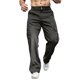 thumbnail image 1 of Pantalones cargo para hombre, corte regular elástico, pierna ancha, bolsillos laterales, poliéster, para todas las estaciones, senderismo y uso al aire libre, tallas S-XXL, 1 of 5
