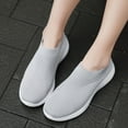 thumbnail image 6 of CHICVOMEY Women's Slip On Walking Shoes with Arch Support Lightweight Sock Tennis Sneakers Anti-Slip Elastic Knit Breathable for Gym Casual Sneakers, 6 of 6