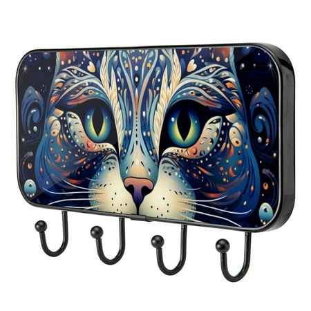 

Cute Cat Animals Self Adhesive Towel Coat Wood Iron Hooks for Home Keys Door Outdoor Home Improvement Utility Hook