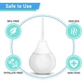 thumbnail image 2 of Bombilla de enema anal íntimo, Bombilla de enema íntima para mujeres y hombres 224ML, Bombilla de enema rectal de silicona médica, Duchas anales y vaginales sin BPA (Transparente), 2 of 5