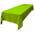 thumbnail image 2 of LA Linen TCpop60x120-LimeP84 Polyester Poplin Rectangular Tablecloth, Lime - 60 x 120 in., 2 of 5