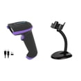 thumbnail image 1 of Escáner de código de barras Tera Wireless Versátil 2 en 1 Morado, 1 of 7