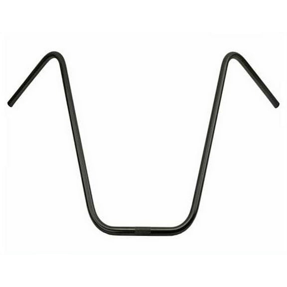 Alta Ape-Hangers Bicycle 22.2mm Handle Bars, Multiple Sizes and Colors (Black, 22")