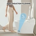 thumbnail image 6 of Alvantor Smart Toilet Bidet Built in Tank, Automatic Flush, Heated Seat, LED Light, Foot sensor, Power Outage Flushing White, 6 of 8