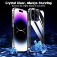 thumbnail image 2 of for iPhone 14 Pro Case，with 2 Screen Protector，Full Camera Protection [Non-Yellowing] Slim Shockproof Bumper Cover，Anti-Scratch Clear Back iPhone 14 Pro Phone case 6.1 inch (Clear)……, 2 of 13