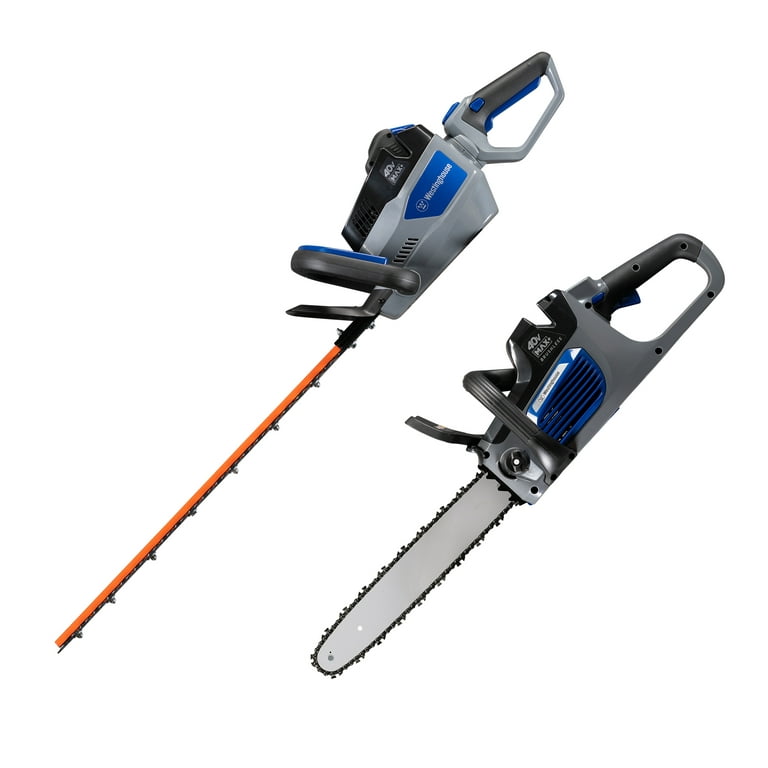 Senix 20 Volt MAX* 18-inch Cordless Pole Hedge Trimmer (Battery and Charger Included), Htpx2-m, Blue