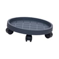 thumbnail image 4 of Almencla Plant Stand with Wheel Flower Pot Mover Breathable Base Silent Round Flower Cart Dia 36 cm, 4 of 8