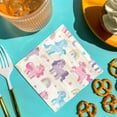 thumbnail image 2 of Big Dot of Happiness Unicorn Napkins, Rainbow Birthday Party Decor, White 3-Ply Paper Beverage Cocktail Napkins for Girls Unicorn Party - 24 Count, 2 of 6