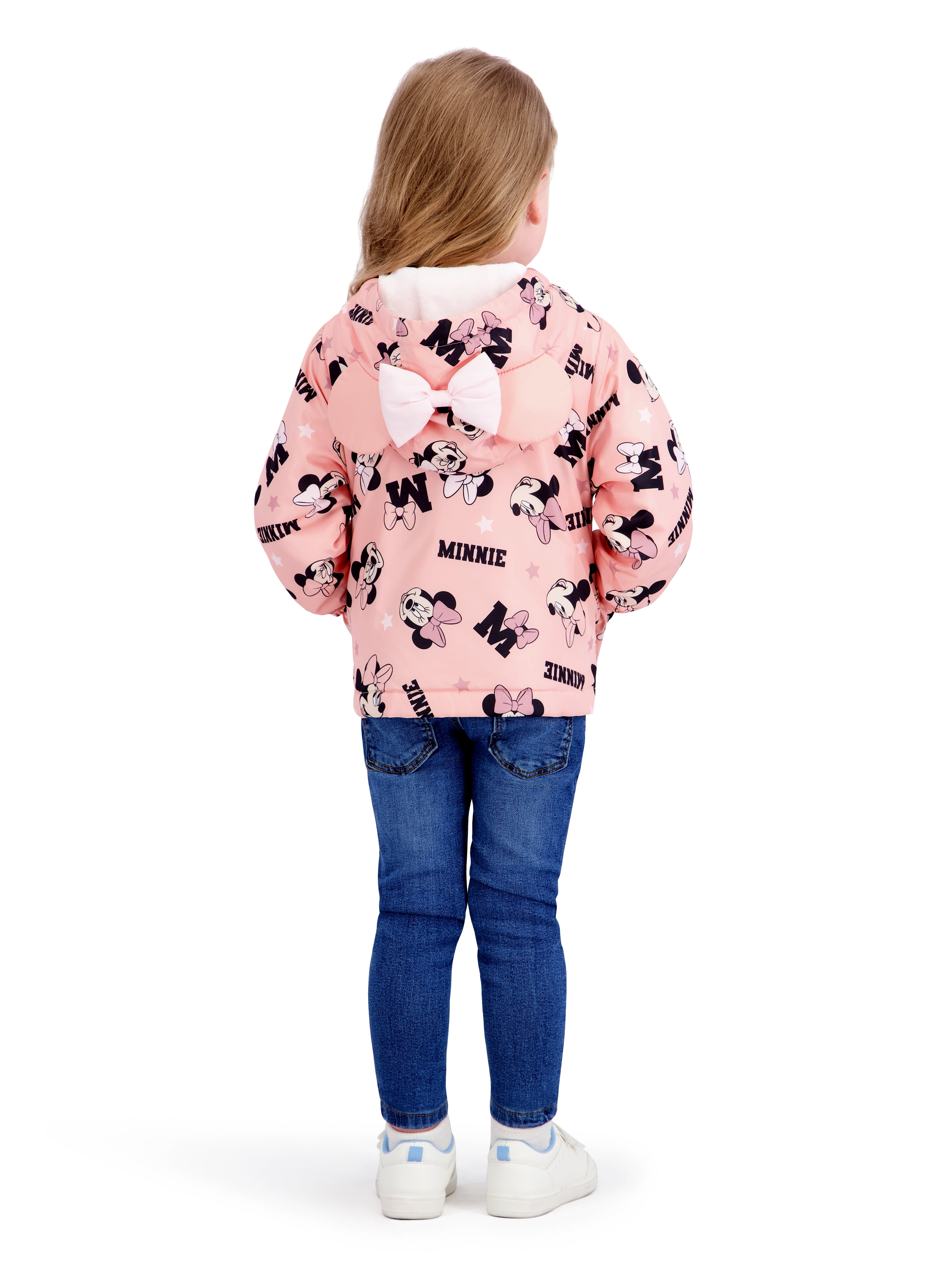 Character Toddler Girl Jacket with Hood and Ears, Sizes 12M-5T