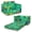 Green Monster Trunk, variant on Beavtaens Toddler Sofa, 2-in-1 Dinosaur Flip Open Toddler Couch, with Side Pocket, for Ages 18 Months+