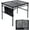 3x2 FT, variant on Folding Grill Table, 3x2 FT Portable Camping Table, Height Adjustable Metal Tables with Mesh Desktop and Mesh Bag, Outdoor Furniture for Camping, Picnic, Beach and BBQ, Black