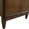 thumbnail image 3 of MCM 25" Rectangle Sink Vanity in Walnut/White Carrara Marble Stone, 3 of 11