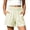 Yellow, variant on MLCDZ Women's Athletic Shorts Elastic High Waisted Running Short Pocket Sporty Shorts Gym Workout Shorts Suitable for Mountain Climbing