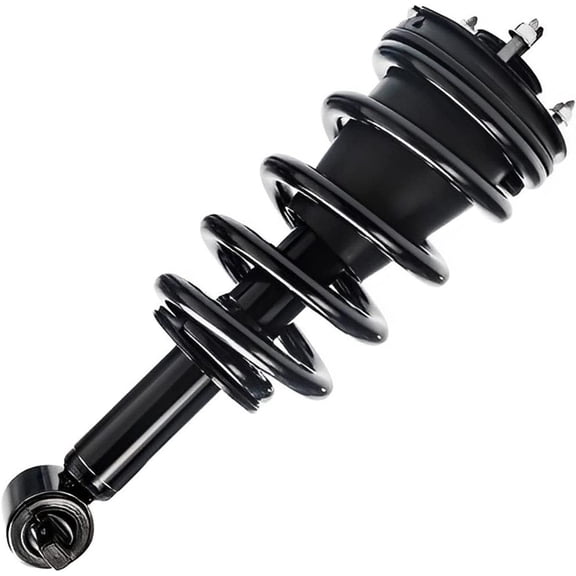 Detroit Axle - 4WD Front Strut w/Coil Spring Assembly Replacement for Chevrolet Silverado GMC Sierra 1500 Limited