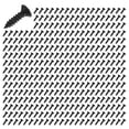 thumbnail image 1 of 200 Pcs Vis Pickguard 3MM pour Guitare (Noir), 1 of 7