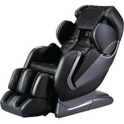 TITAN Pro Alpha Zero Gravity Massage Chair L Track Full Body Massage Recliner with Foot Rollers, Black