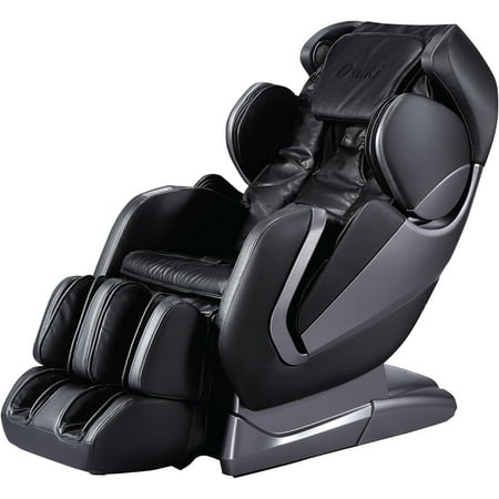 TITAN Pro Alpha Zero Gravity Massage Chair L Track Full Body Massage Recliner with Foot Rollers, Black