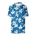 thumbnail image 5 of Weiqiqre Womens Tops Summer Beach Shirt Tropical Shirts Womens Hawaii Button Down Short Sleeve Blouses Button Up Tops, 5 of 5