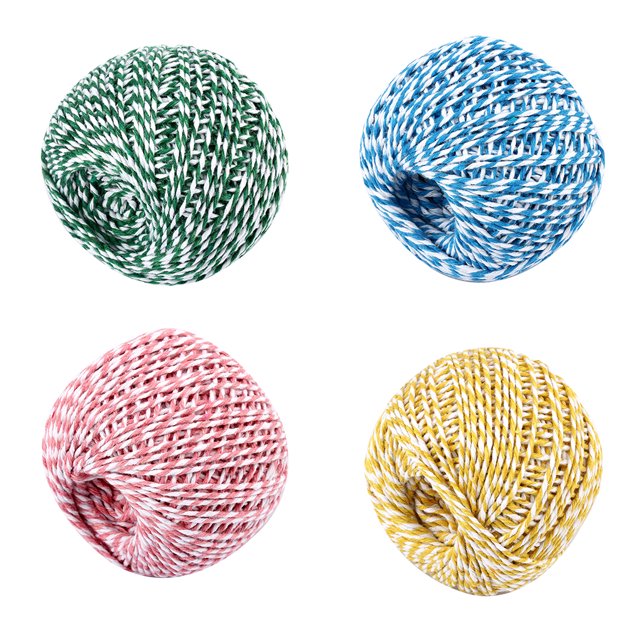 1.5mm 100m Cotton Thread Double Colors Cord Handicraft 100m cotton string; Woven String Strap Rope Wire DIY Supplies