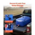 thumbnail image 4 of KFFKFF Water Storage Bladder 30 Gallon Large Capacity Water Bag, Portable & Collapsible Soft Waters Container, Leakproof & Tear-Resistant PVC Emergency Waters Storage, 4 of 9