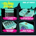 thumbnail image 3 of Dude Perfect Sling Puck Board Set, Foldable Tray with Checkers and Spinning Wheel, 3 of 6