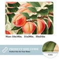 thumbnail image 2 of Peach Polyester Non-Slip Machine Washable Floor Rugs, Floor Mats, and Bath Rugs, 2 of 6