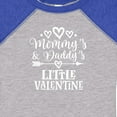 thumbnail image 4 of Inktastic Mommy and Daddy Little Valentine Boys or Girls Baby Bodysuit, 4 of 5