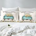 thumbnail image 4 of Erosebridal Daisy Fitted Sheet Full, Spring Flower Bedding Set Full Size, Farm Car Decor, 3 Pieces,（No Top Sheet）, 4 of 6