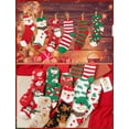 thumbnail image 5 of HonorHut Christmas Fuzzy Socks Warm Fluffy Slipper Socks for Women Colorful Sleeping Socks Soft Xmas Gifts 1 Pair Beige, 5 of 5