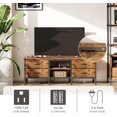 thumbnail image 4 of Hopper TV Stand with Storage  TV Table 55 Inch with Drawers for 60 65 Inch  TVs Console Table  TVs Bench for Living Room  Bedroom(Grey 55 Inch), 4 of 7
