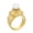 Gold, variant on Imitation Pearl Rings for Women Gold Plated Stainless Steel Silver Baroque Large Exaggerated Dainty Elegance Vintage Chunky Gift Jewelry Silver 10