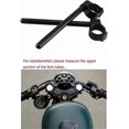 thumbnail image 3 of 35mm Motorcycle Handlebars 7/8' Motorcycle Fork Clip ons for Handlebars Honda CB500 CB650 CB750 1969 1982, 3 of 5