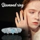 thumbnail image 1 of Xihbxyly Anillo de Moda, Elegante Diseño de Corazón con Diamantes, Elegante Joyería de Aleación, Opciones de Colores Vibrantes, Propuesta de Matrimonio, Perfecto para Damas, Viene En Empaque Opp., 1 of 4