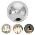 thumbnail image 3 of Gymnture ball knob finial Lampshade Finials Caps 1/4-28 Tapped Finial Ball Knob Iron Lamp Shade Holder Harp Tops Decorative Lamp Accessories Iron Ball Finial Lamp Shade Tops Replacement, 3 of 10