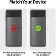 thumbnail image 2 of UEEBAI Screen Protector for Samsung Galaxy Z Flip 4 5G, [3 Pack ] Full Coverage HD Clear Flexible Film Case Friendly, 2 of 5