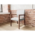 thumbnail image 4 of Pemberly Row Waiting Reception Guest Chair Wood Frame in Gray, 4 of 5