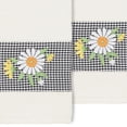 thumbnail image 3 of Linum Home Textiles 2 Pieces Texture/Embroidery Cotton Hand Towel, 30" x 16", Off-White, 3 of 3