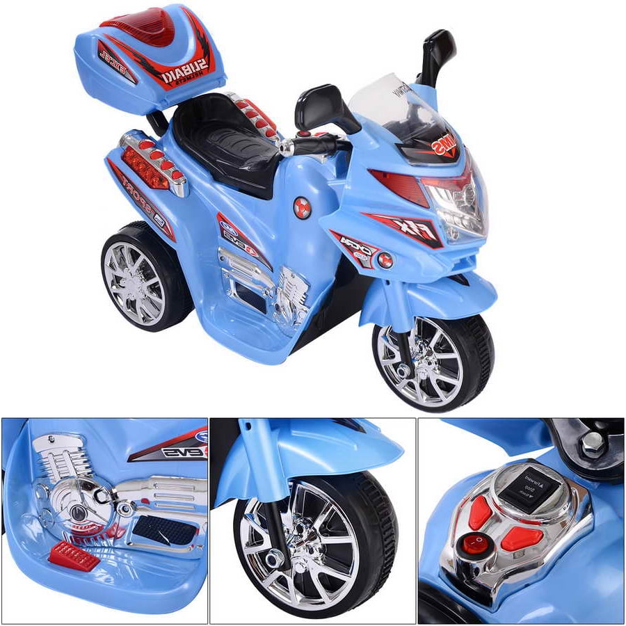 Topbuy 6V Electric Toy Motorcycle Kids Ride On Car Battery Powered 3