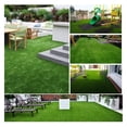 thumbnail image 6 of Synthetic Artificial Grass Turf 0.4" Customized Sizes, Drainage Holes Pet Faux Grass Astroturf Rug Carpet 2FTX25FT Indoor Outdoor Rug Area Garden Decor, 6 of 6