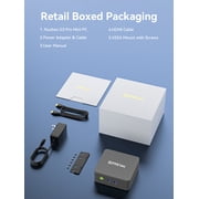 GMKtec Mini PC, Intel Core i3-10110U(Up to 4.1GHz), 16GB DDR4 512GB SSD, Mini Desktop Computer, Dual HDMI, NucBox G3 Pro