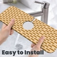 thumbnail image 6 of Sikiie Submarine Sub Sandwich Splash Guard for Sink Faucet-1 PC Super Absorbent Fast Drying Mat Sink Gadgets-Splash Guard for Kitchen, Sink Mat, 6 of 7
