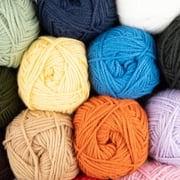Craft County Medium 4 Acrylic Yarn – 200 Yards of Super Vibrant Yarn for Blankets, Scarves, Hats, More! (Burnt Orange, Single Pack)