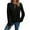 Black, variant on Women's Deep V Neck Quilted Sweatshirt, Solid Color Long Sleeve Pullover, Textured Casual Top, Fall Winter Everyday Wear, Loose Fit V Neck Shirt, Quilt Pattern Sweatshirt Green XXL