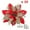 Red, variant on 10Pcs Poinsettia Artificial Christmas Flowers with Clips, 5.5" Xmas Tree Decoration Ornaments Glitter Poinsettias Flower for Wreath Garland New Year Wedding Home Party  Red