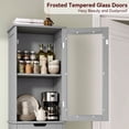 thumbnail image 6 of Homfa Narrow Kitchen Pantry Storage Cabinet, 67" Slim Pantry Cabinet with Drawer and Door, Space-Saving Freestanding Storage Cabinet for Small Place, Gray, 6 of 7
