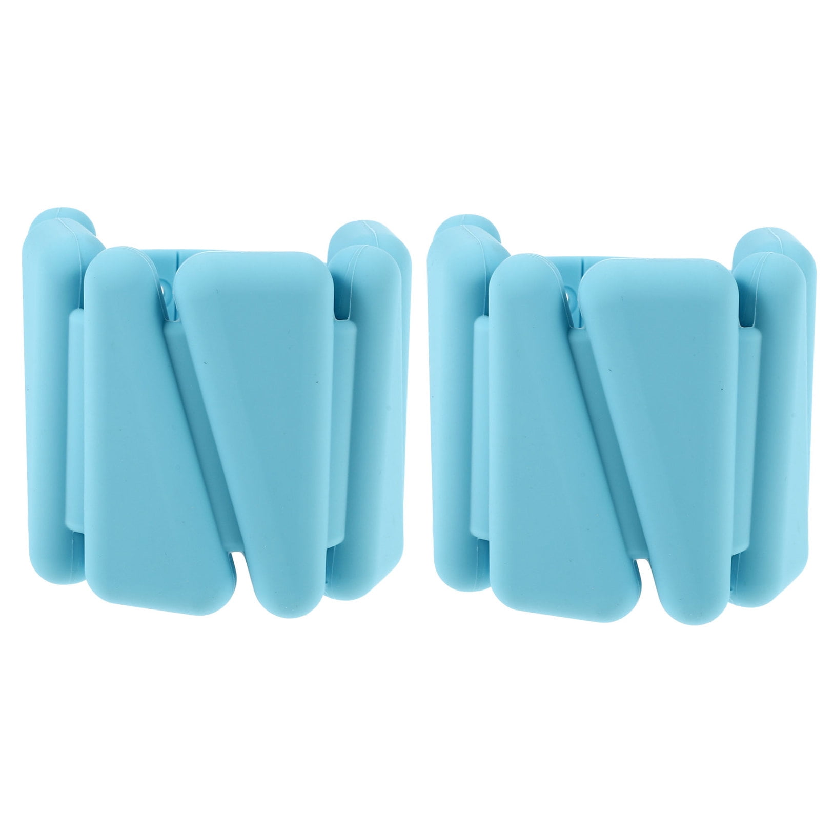 Homoyoyo 1Pair Blue Silicone Wrist Weights Adjustable for Yoga Running and Home Workouts